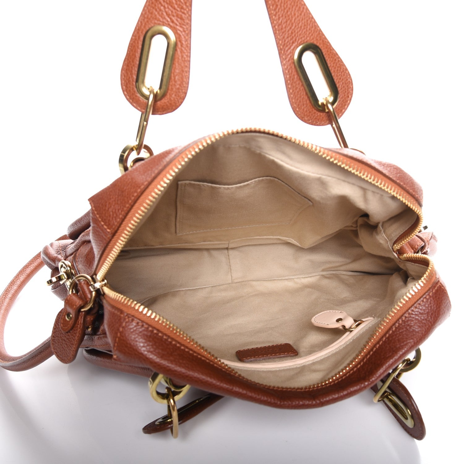 Chloe Calfskin Medium Paraty Brown Delight 6 of 8