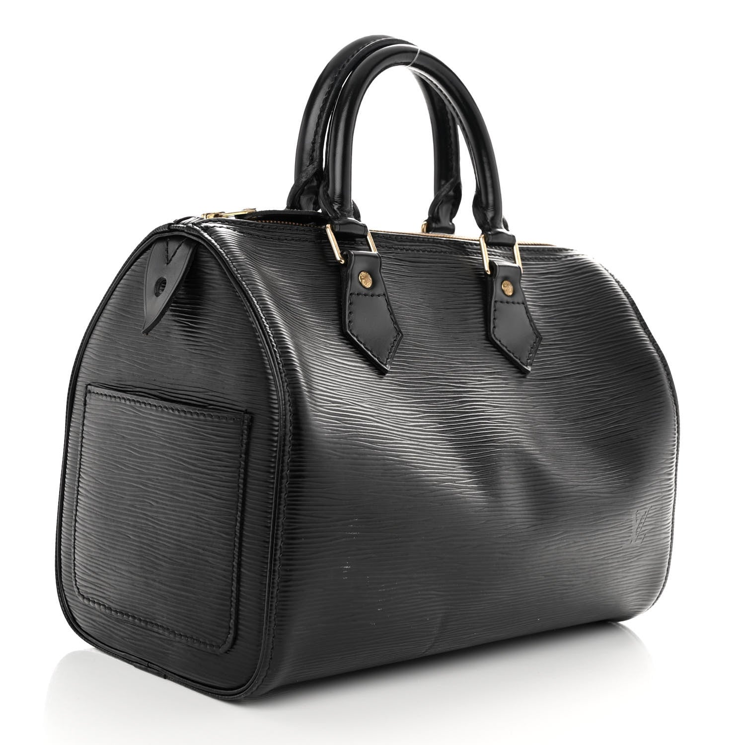 Louis Vuitton Epi Speedy 25 Black 3 of 11