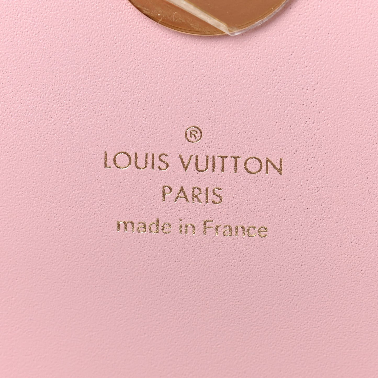 Monogram Flore Chain Wallet Rose Ballerine