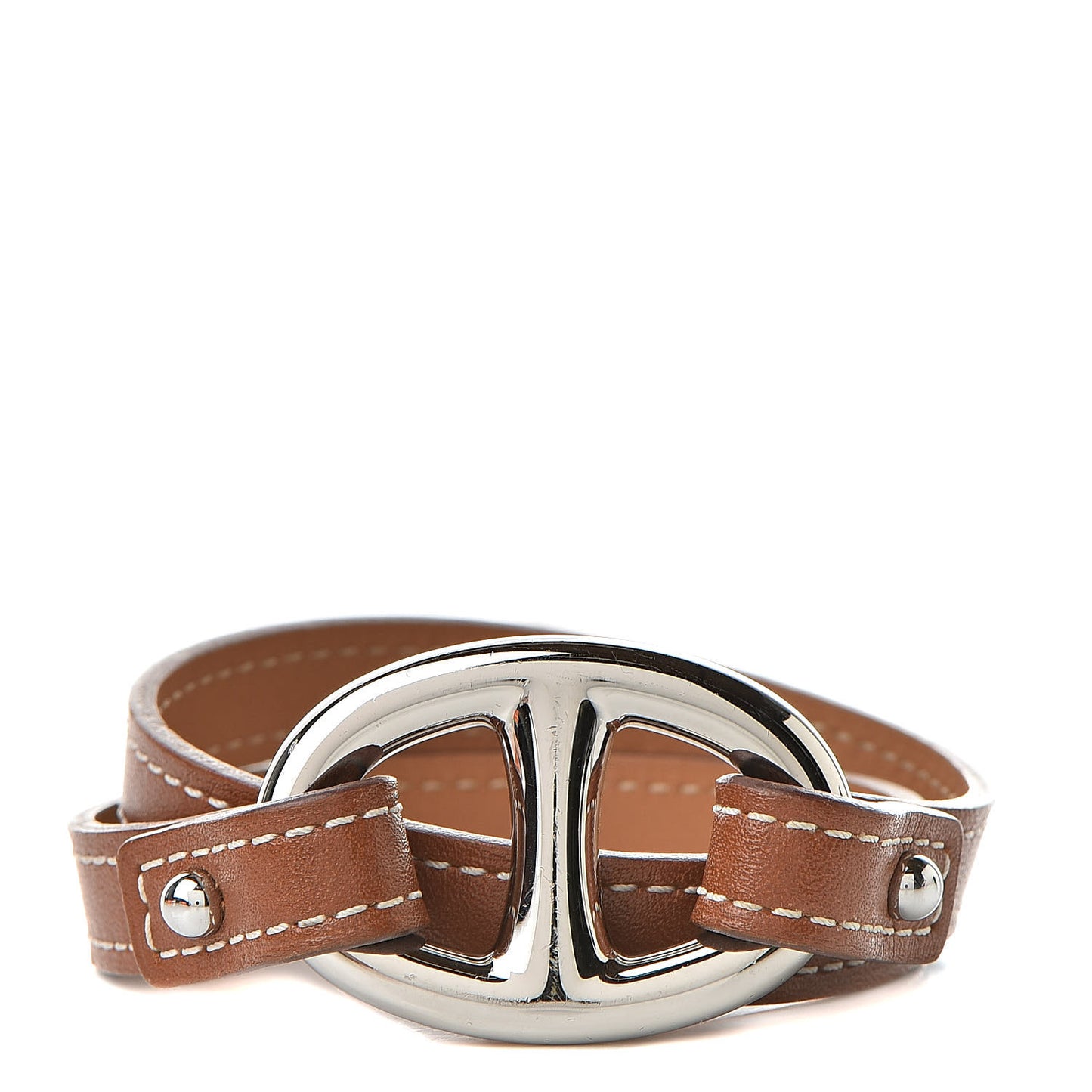 Natural Tadelakt Granville Double Tour Bracelet S Fauve