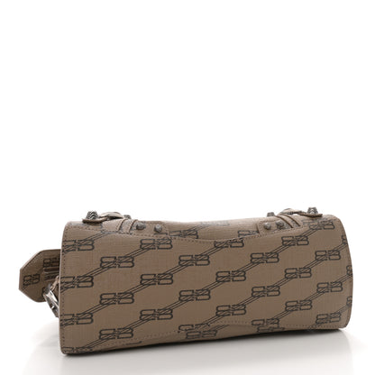 Balenciaga Coated Canvas BB Monogram Neo Cagole Handbag XS Beige Brown 5 of 11