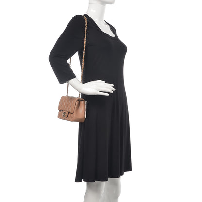 Chanel Caviar Quilted Mini Square Flap Beige 2 of 15