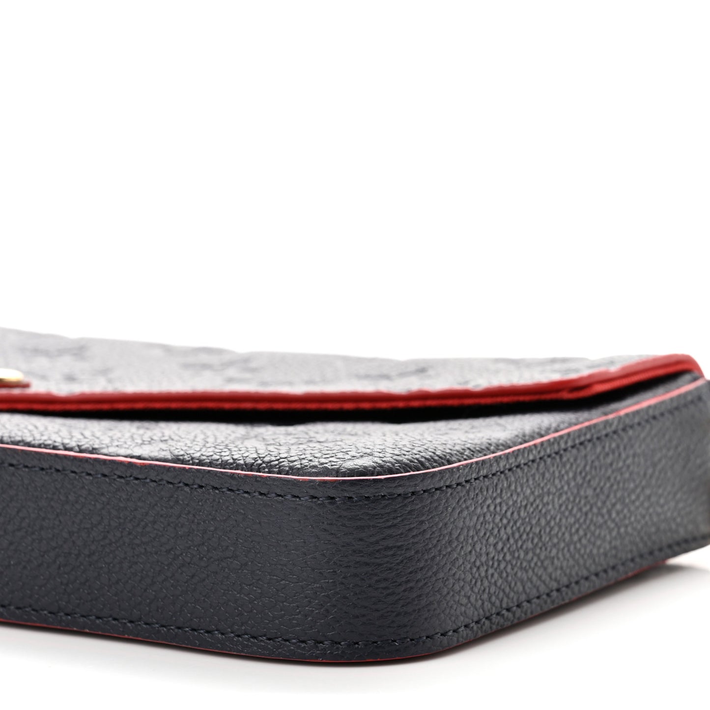 Empreinte Pochette Felicie Chain Wallet Marine Rouge