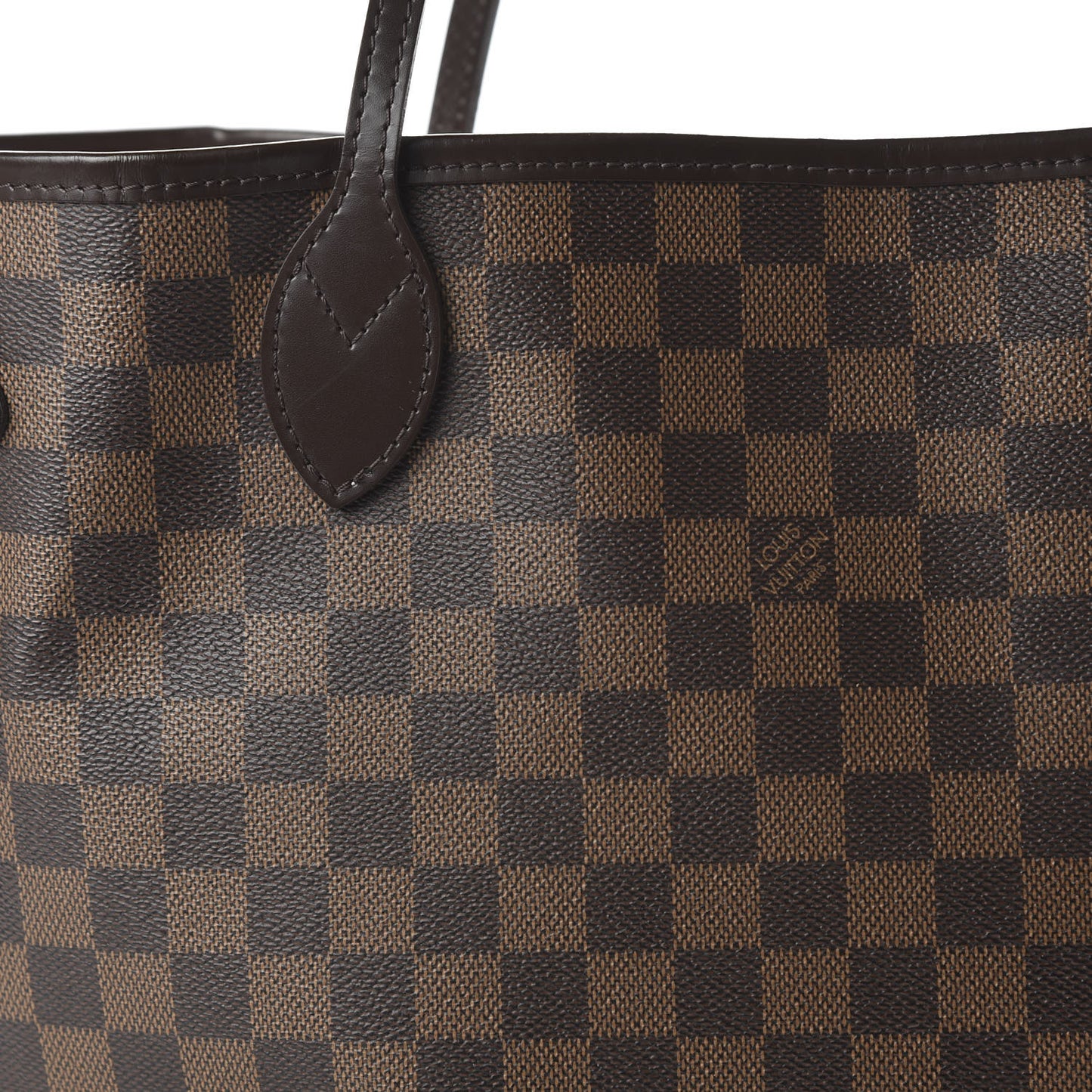 Damier Ebene Neo Neverfull MM Rose Ballerine