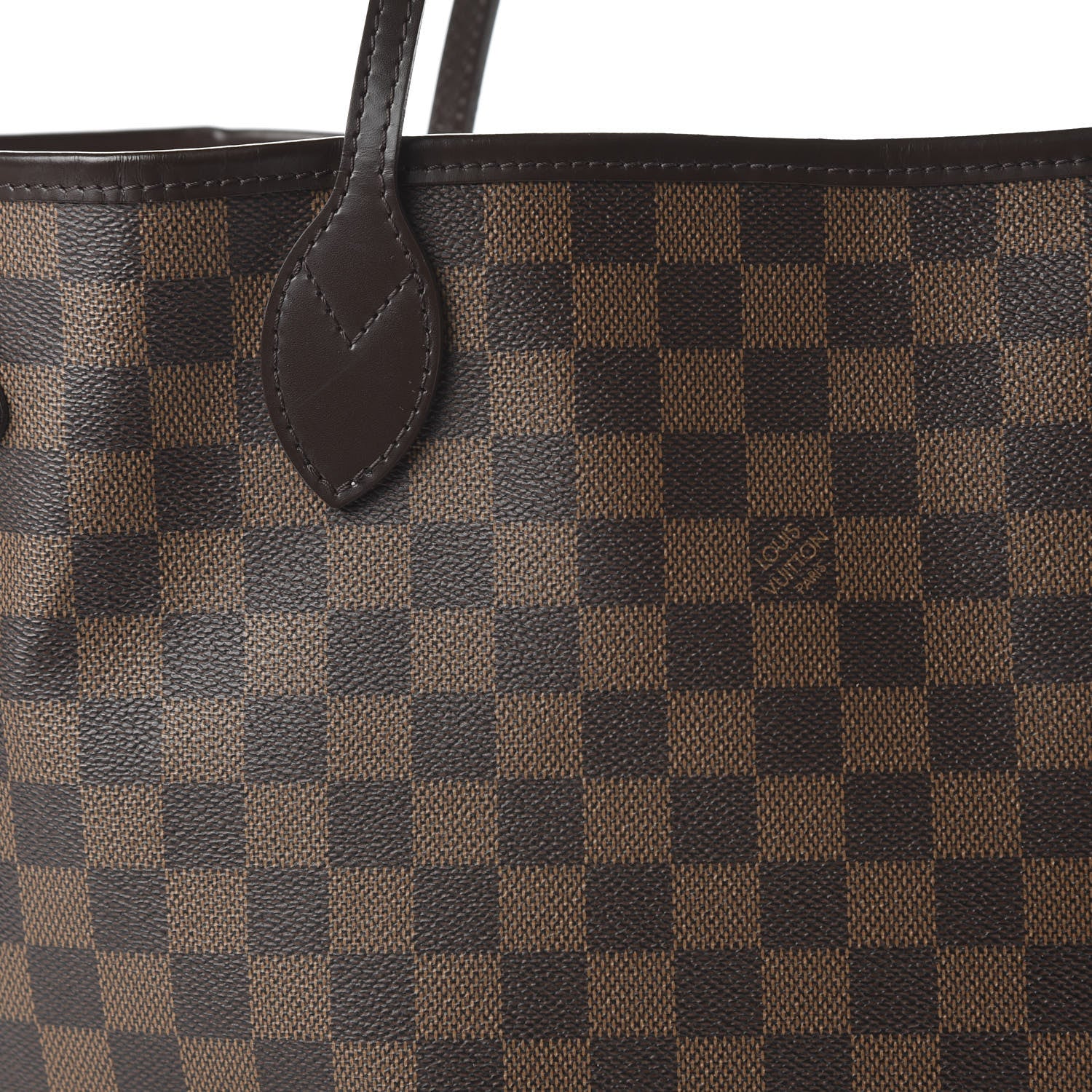 Louis Vuitton Damier Ebene Neo Neverfull MM Rose Ballerine 10 of 10