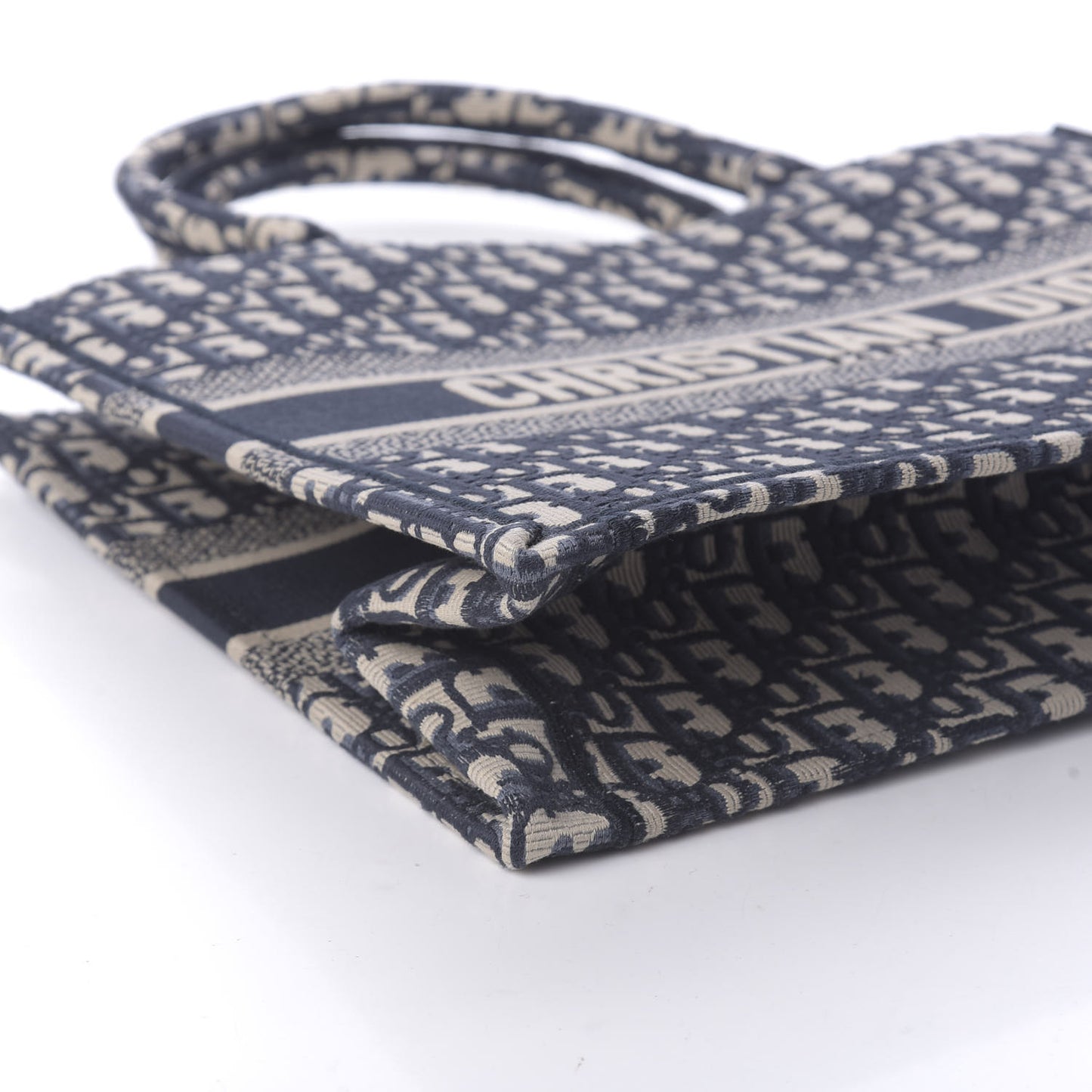 Oblique Medium Book Tote Blue Multicolor