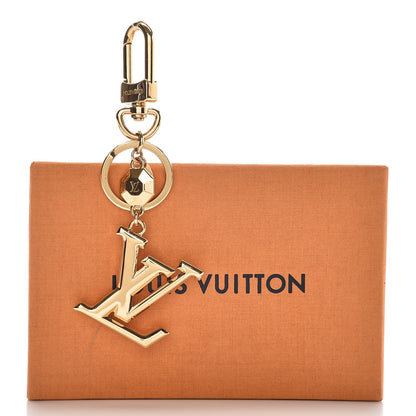 Louis Vuitton LV Facettes Bag Charm Key Holder Gold 3 of 3