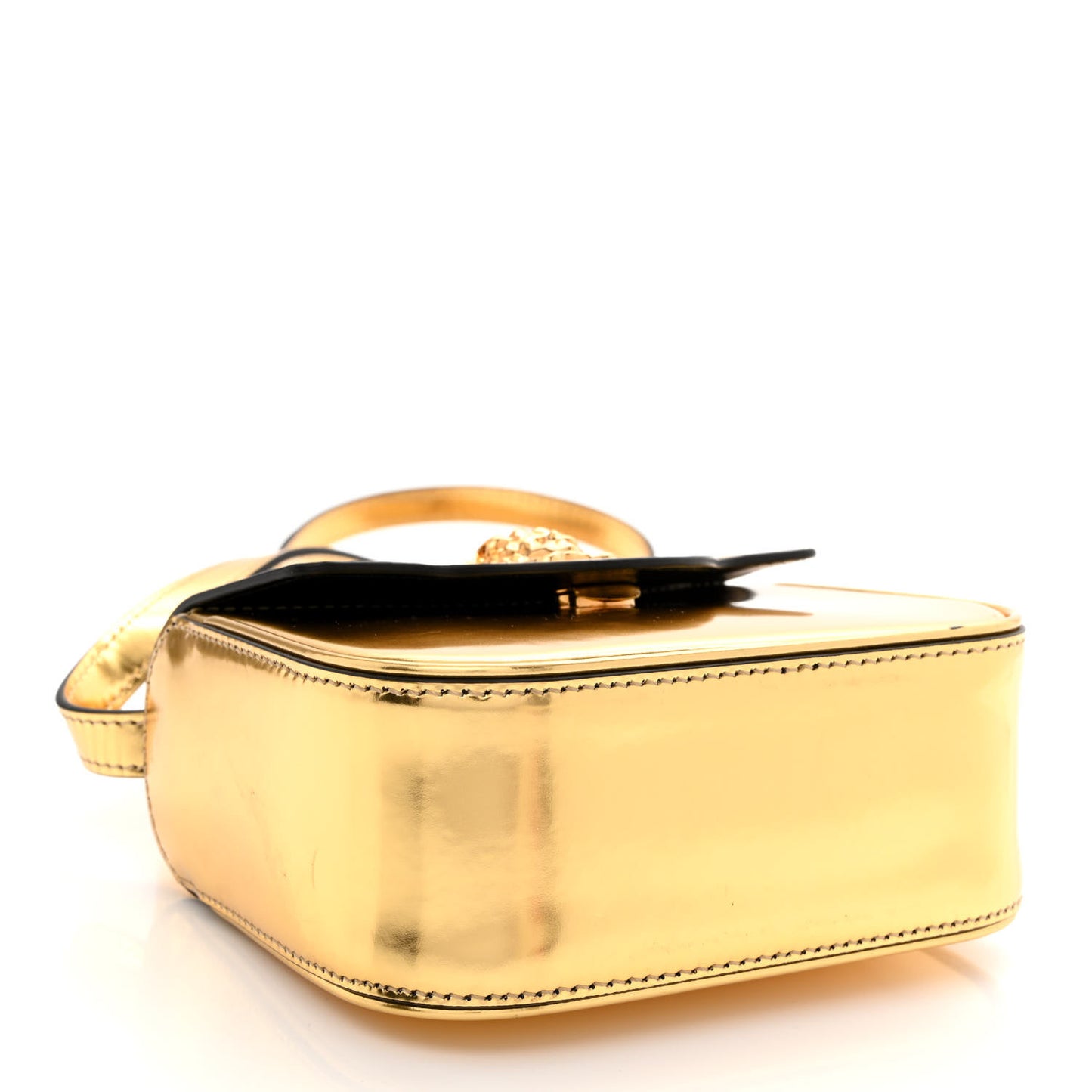 Metallic Mini La Medusa Bag Gold