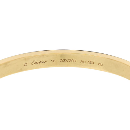 Cartier 18K Yellow Gold LOVE Bracelet 18 6 of 9