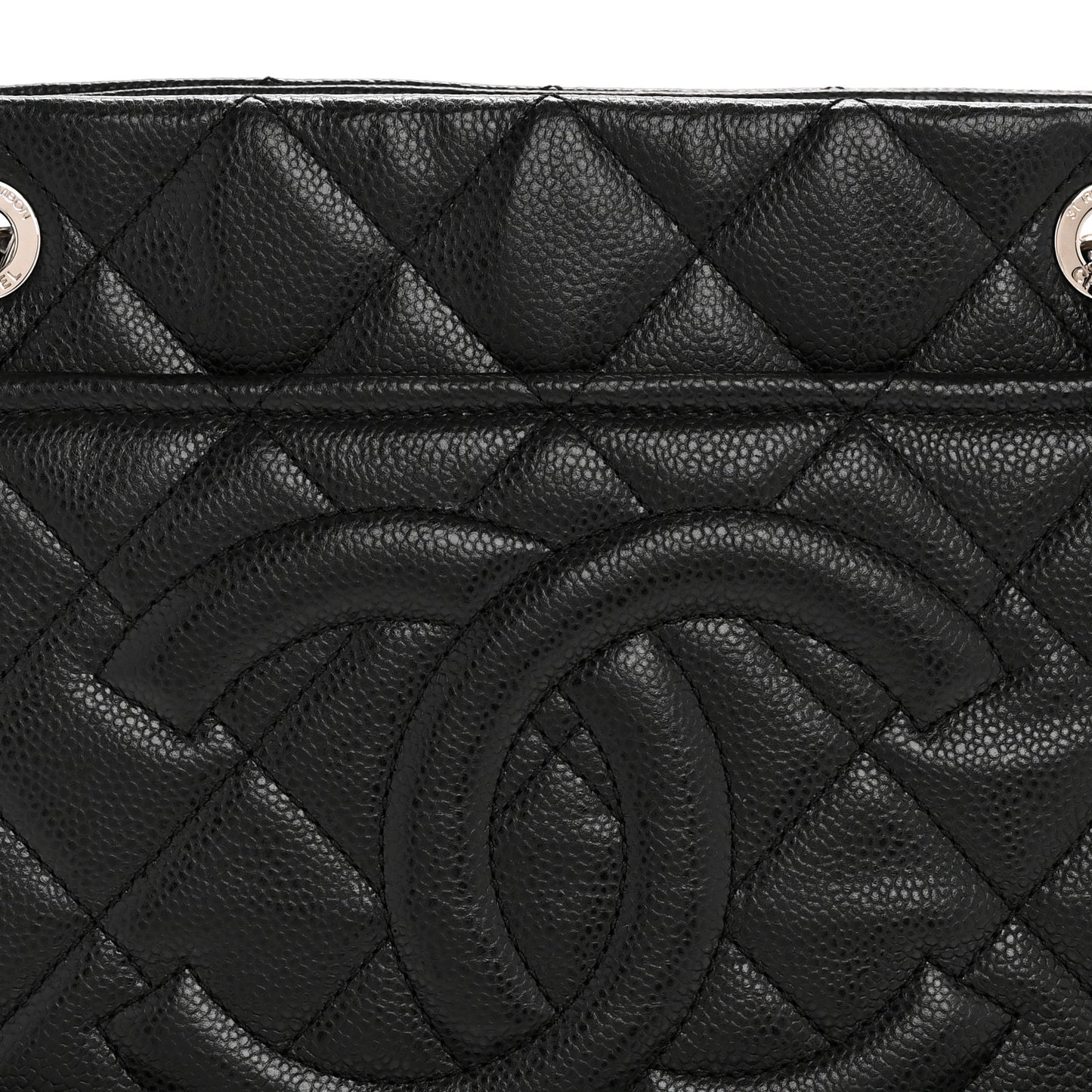 Caviar Quilted Timeless CC Soft Tote Black
