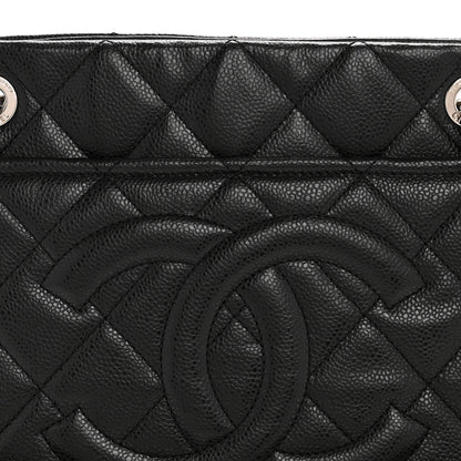 Chanel Caviar Quilted Timeless CC Soft Tote Black 8 of 11
