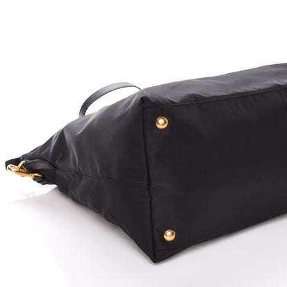 Prada Saffiano Tessuto Nylon Tote Black 5 of 11