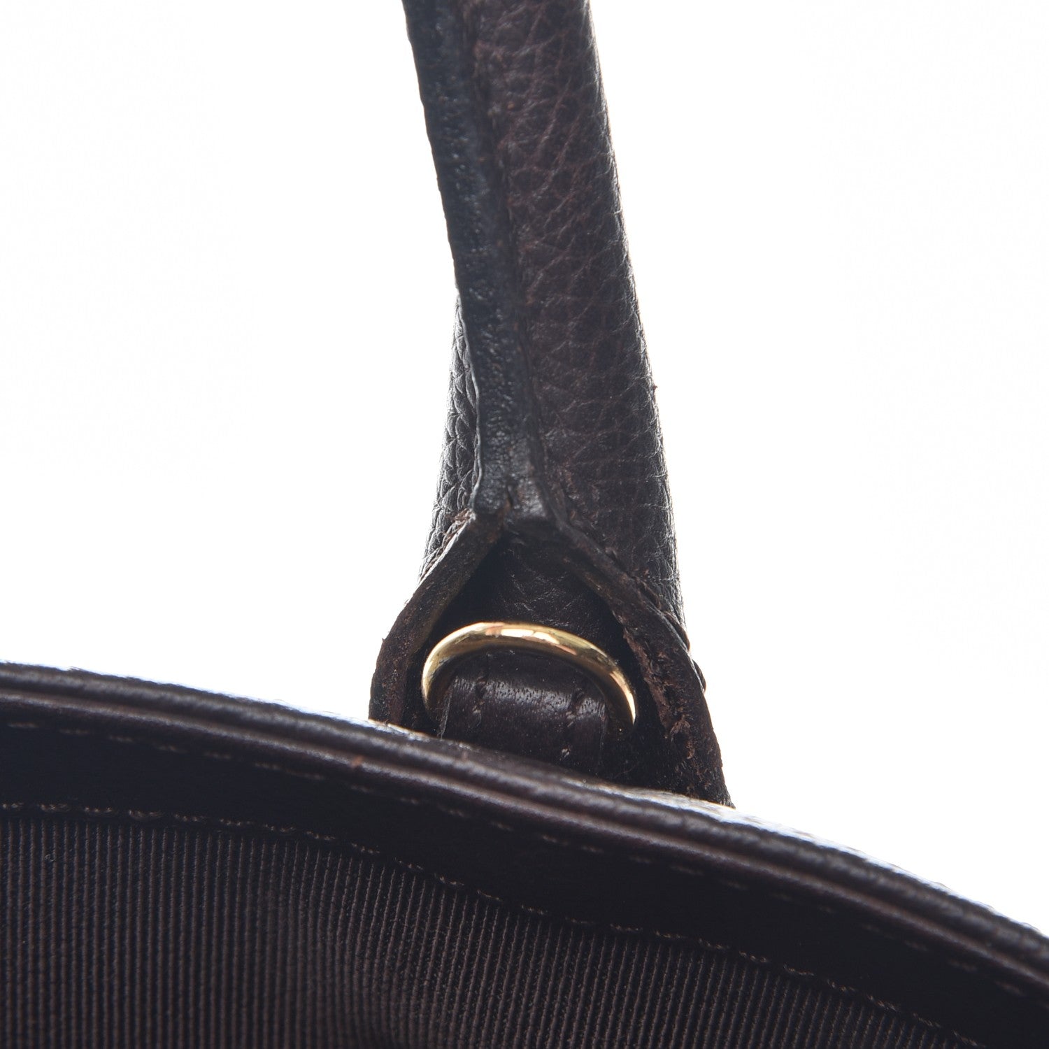 Chanel Calfskin Tall Cerf Tote Brown 11 of 25