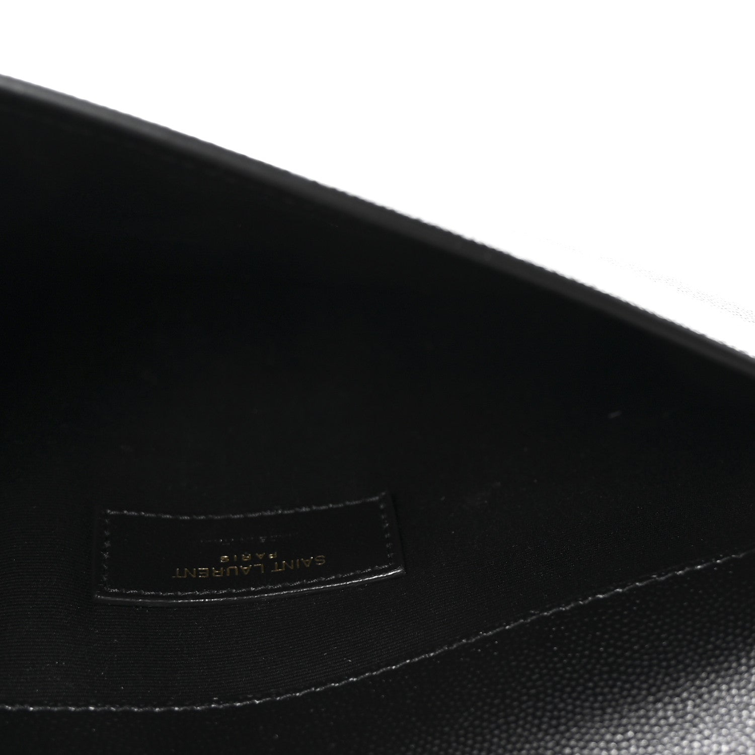 Saint Laurent Grain De Poudre Uptown Pouch Black 9 of 12