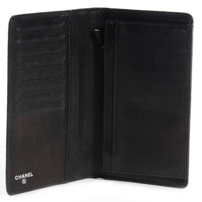 Chanel Leather CC Yen Wallet Black 5 of 8