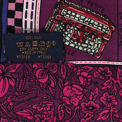 Louis Vuitton Silk Jeu De Louis BB Bandeau Magenta 4 of 4