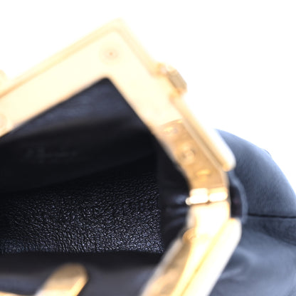 Fendi Shiny Nappa Nano Fendi First Bag Charm Ebano 5 of 5