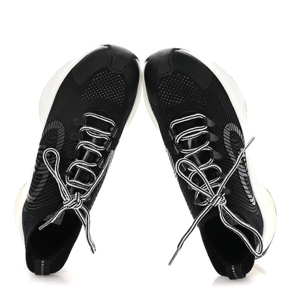 Gucci Technical Knit Fabric Waves Womens Gucci Run Sneakers 36 Black Loess 2 of 7