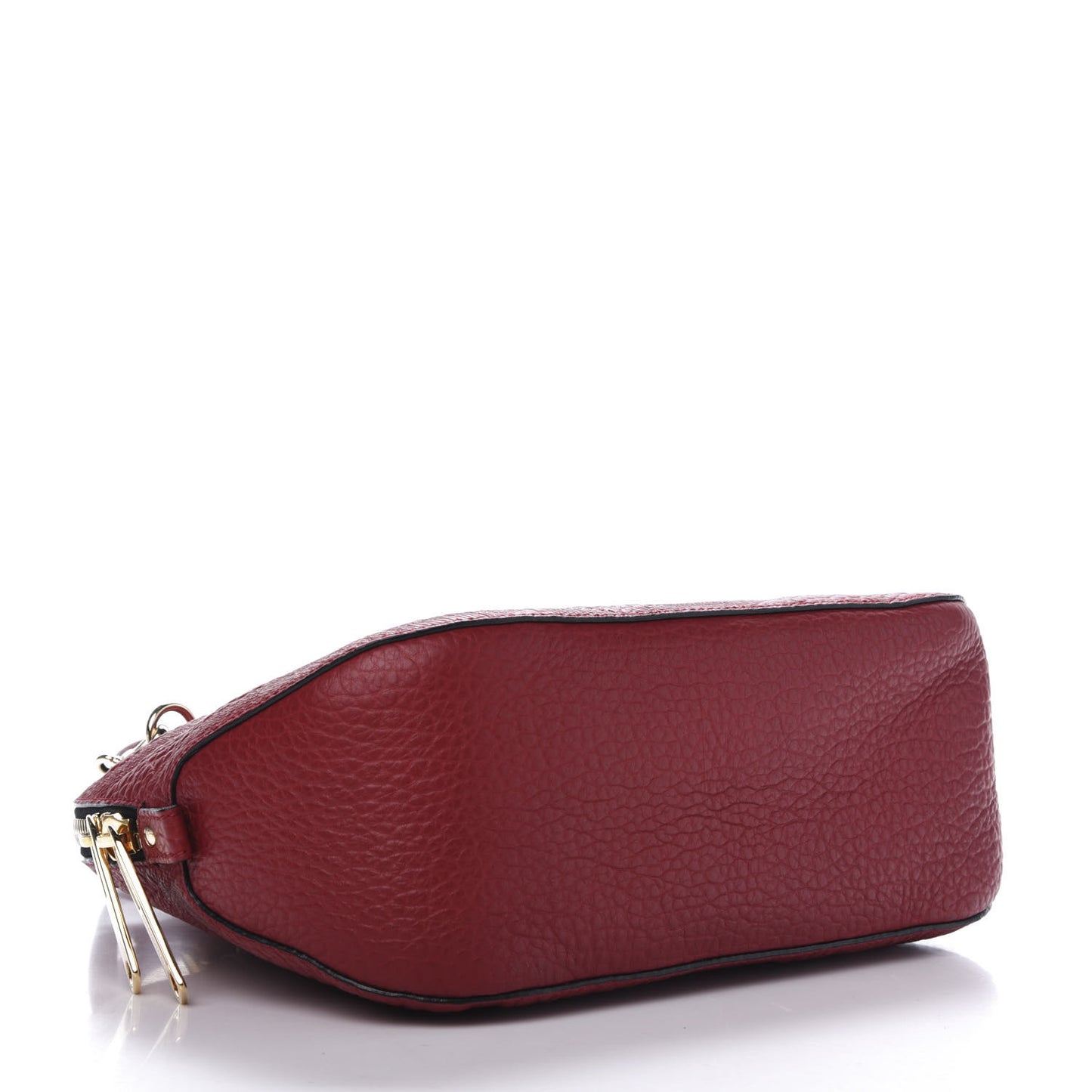Heritage Grain Check Embossed Small Orchard Bowling Bag Military Red