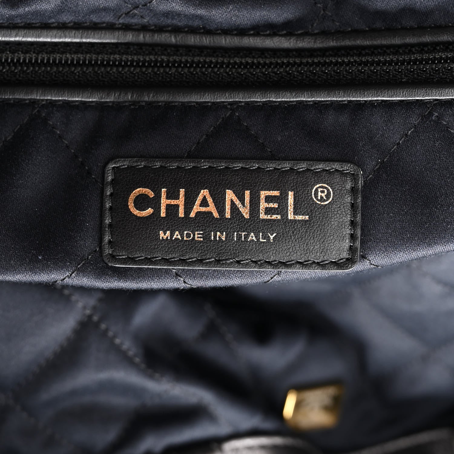 Chanel Metallic Calfskin Quilted Chanel 22 Backpack Ruthenium 6 of 10