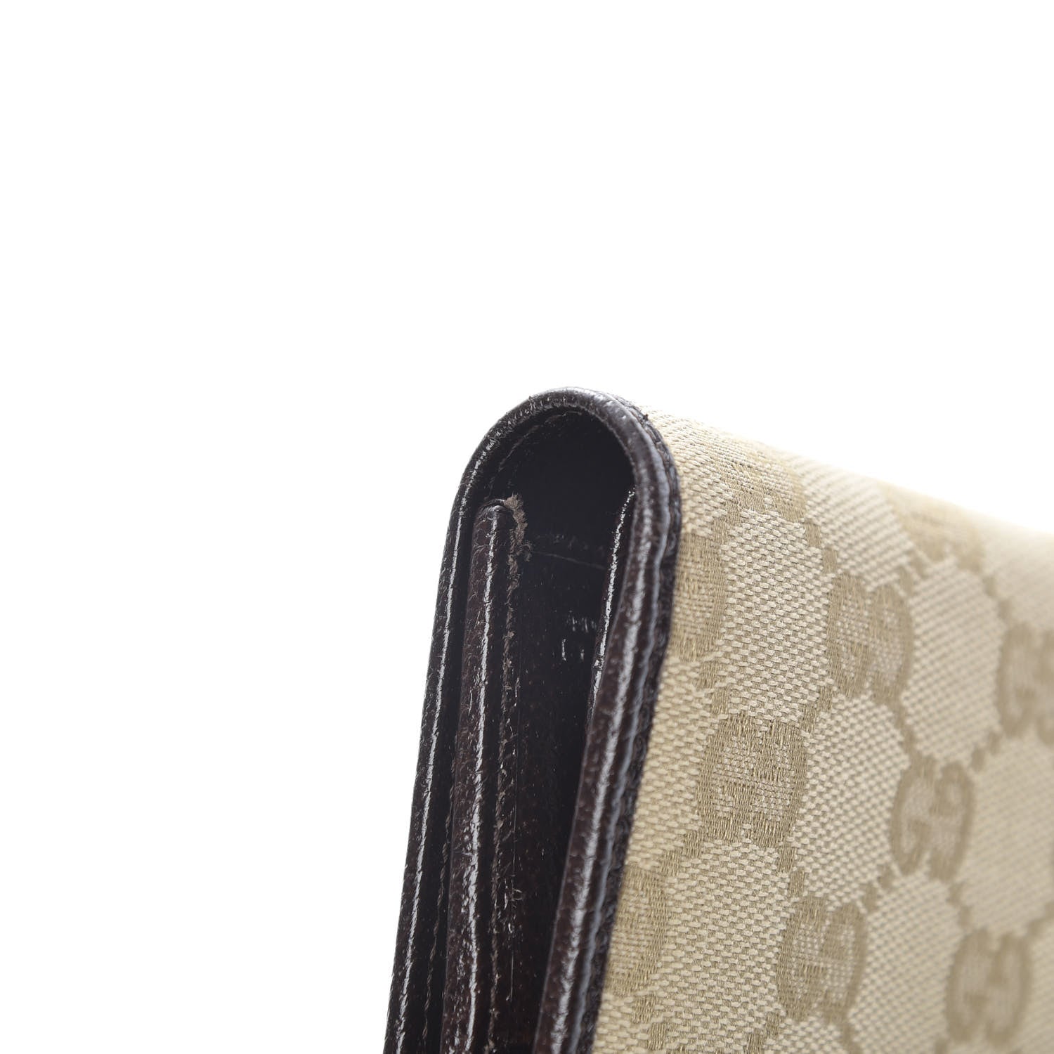 Gucci Monogram Continental Flap Wallet Brown 8 of 9