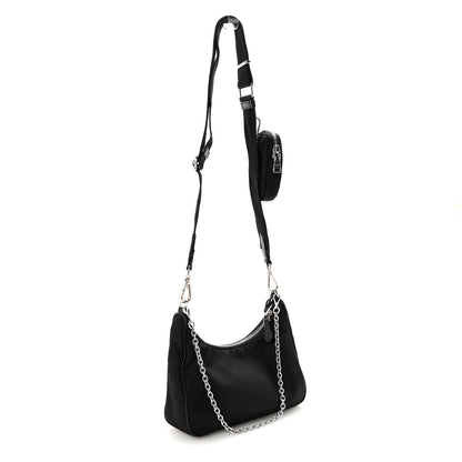 Prada Nylon Re-Edition 2005 Shoulder Bag Black 3 of 11