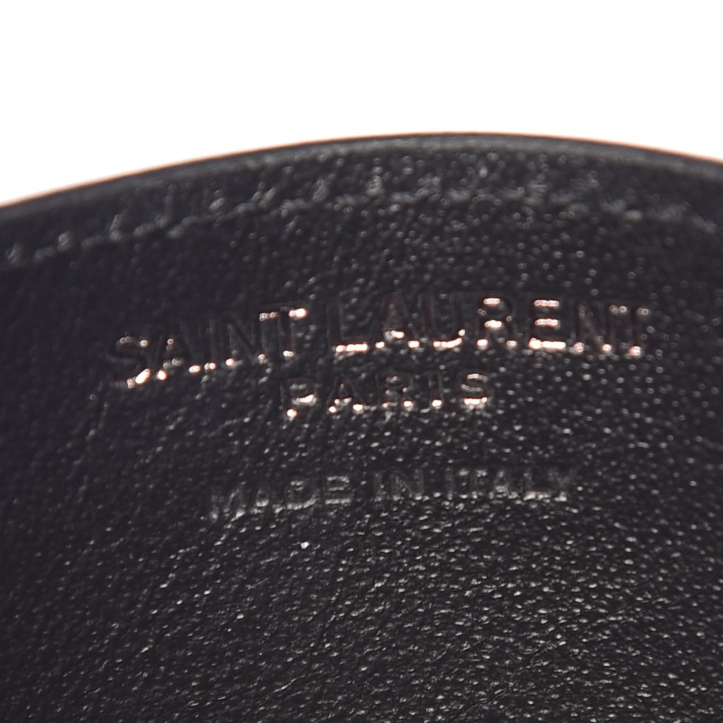 Grain De Poudre Matelasse Chevron Monogram Credit Card Case Black
