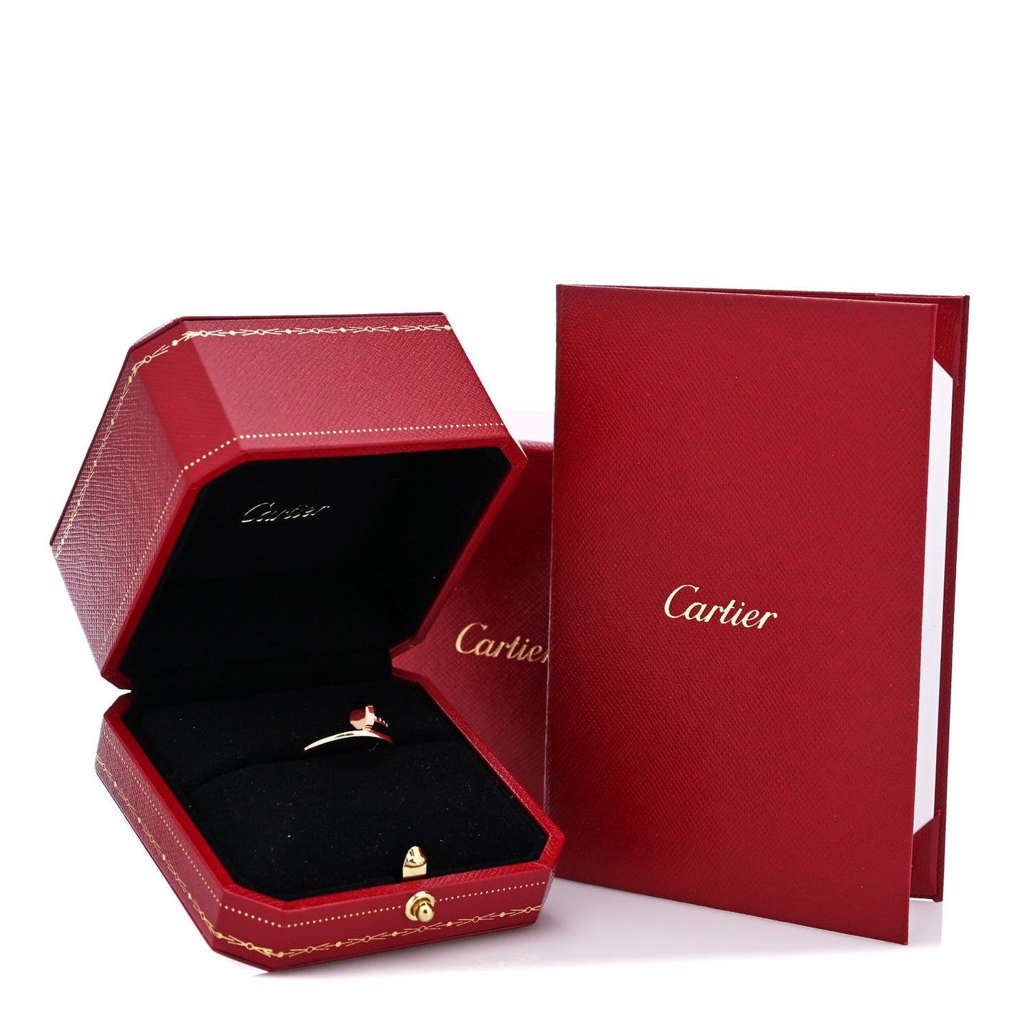 18K Pink Gold Small Juste Un Clou Ring 50 5.25