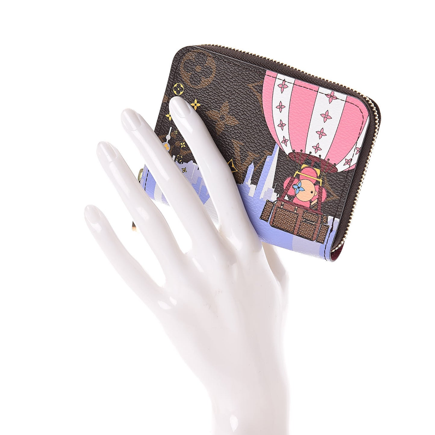 Monogram 2019 Christmas Animation Zippy Coin Purse