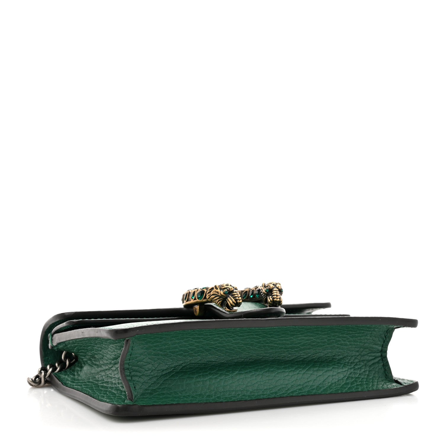 Gucci Calfskin Super Mini Dionysus Shoulder Bag Emerald 4 of 12
