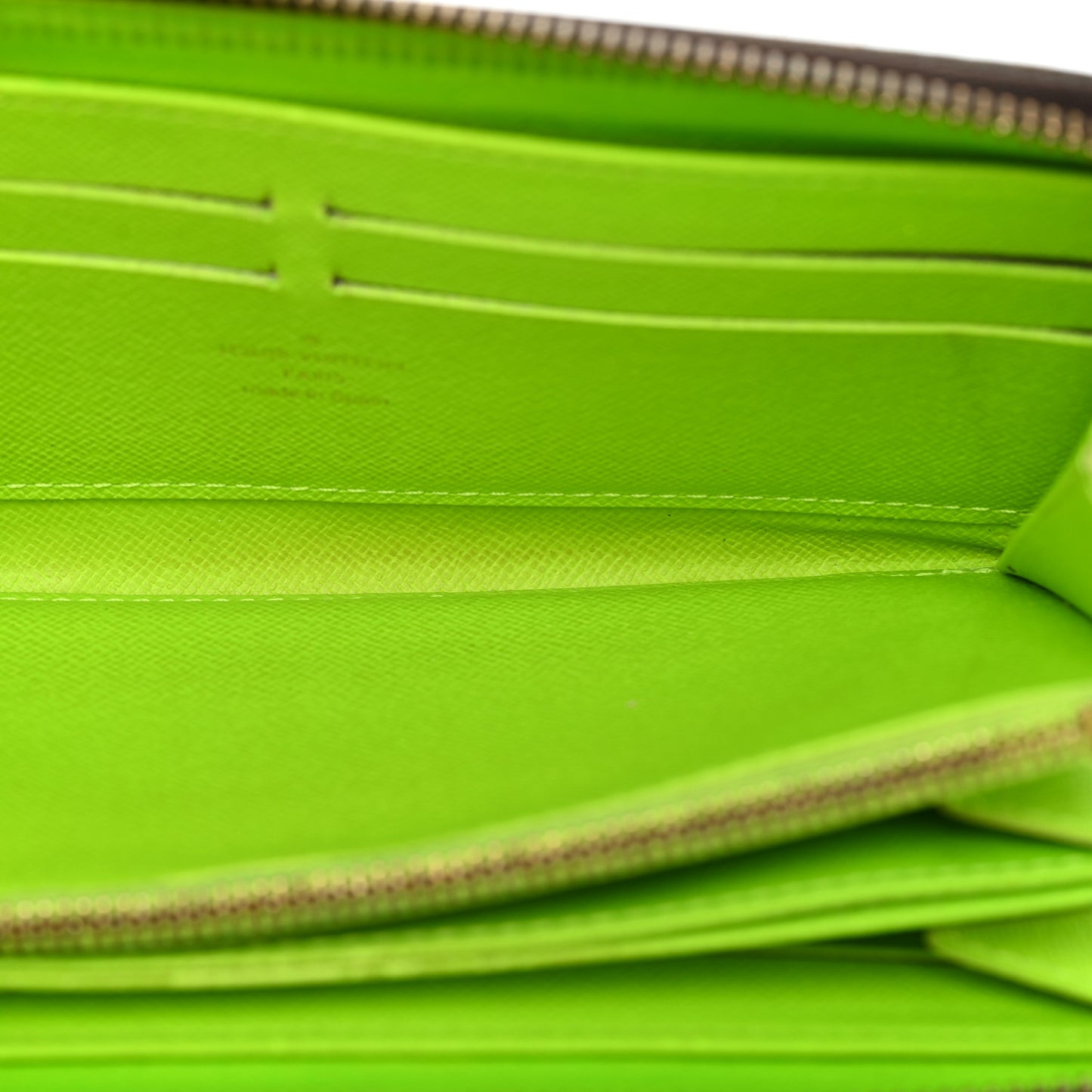 Monogram Graffiti Zippy Wallet Green