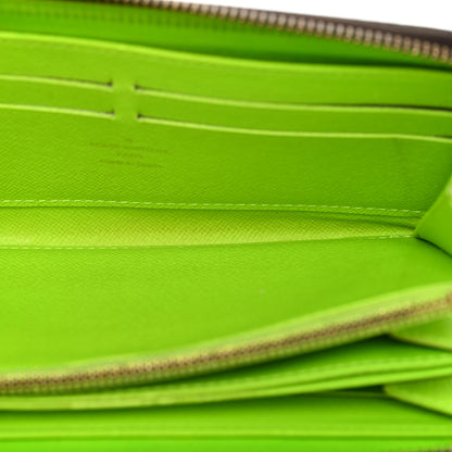 Louis Vuitton Monogram Graffiti Zippy Wallet Green 9 of 21