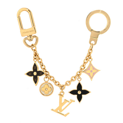 Louis Vuitton Monogram Spring Street Bag Charm Key Holder Gold 1 of 4