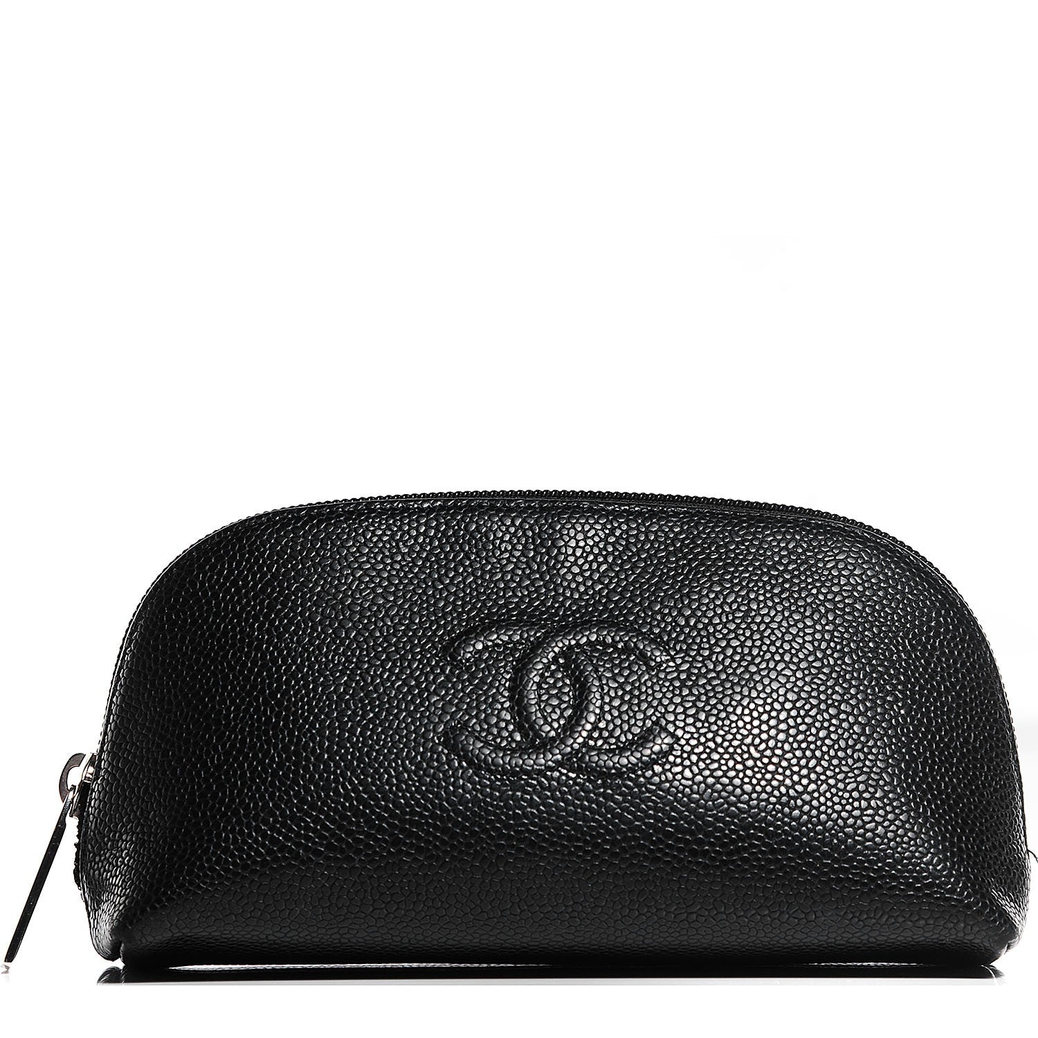 Chanel Caviar CC Cosmetic Pouch Black 1 of 7