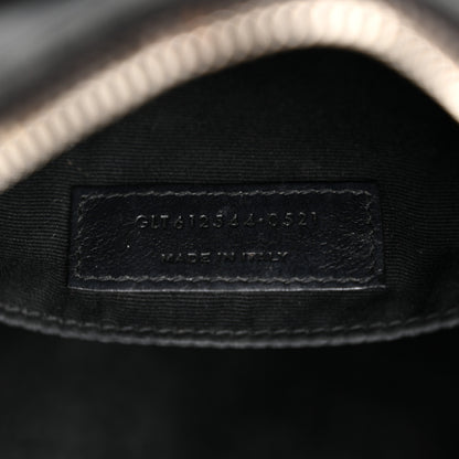 Saint Laurent Calfskin Matelasse Monogram Lou Camera Bag Black 8 of 19