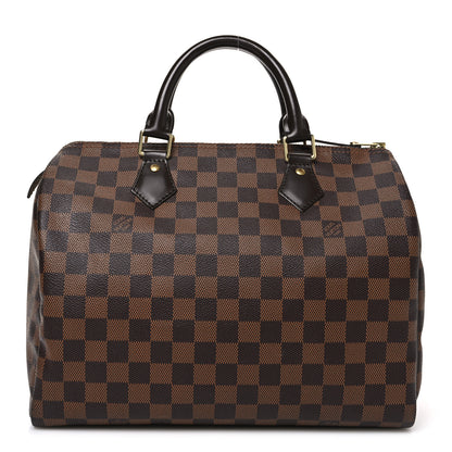 Louis Vuitton Damier Ebene Speedy 30 1 of 10