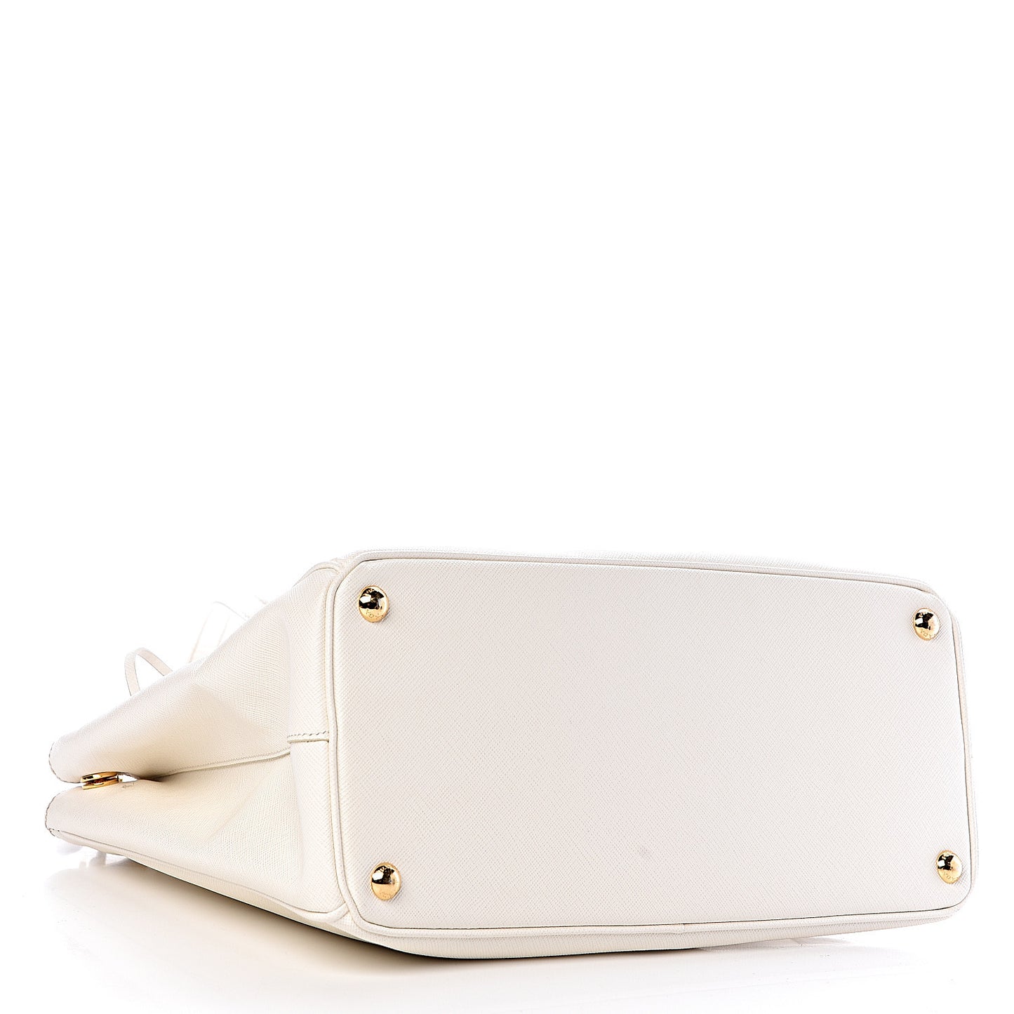 Saffiano Medium Galleria Double Zip Tote Talco