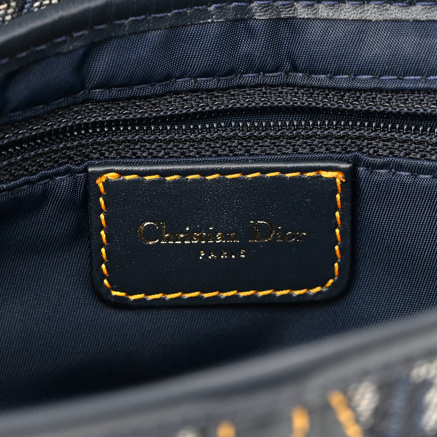 Monogram Saddle Bag Blue