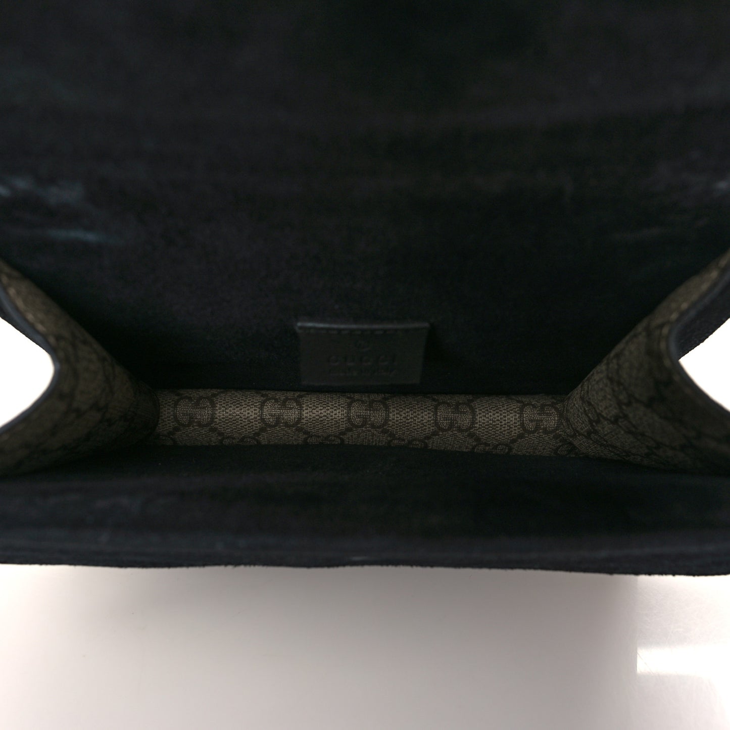 GG Supreme Monogram Mini Dionysus Shoulder Bag Black