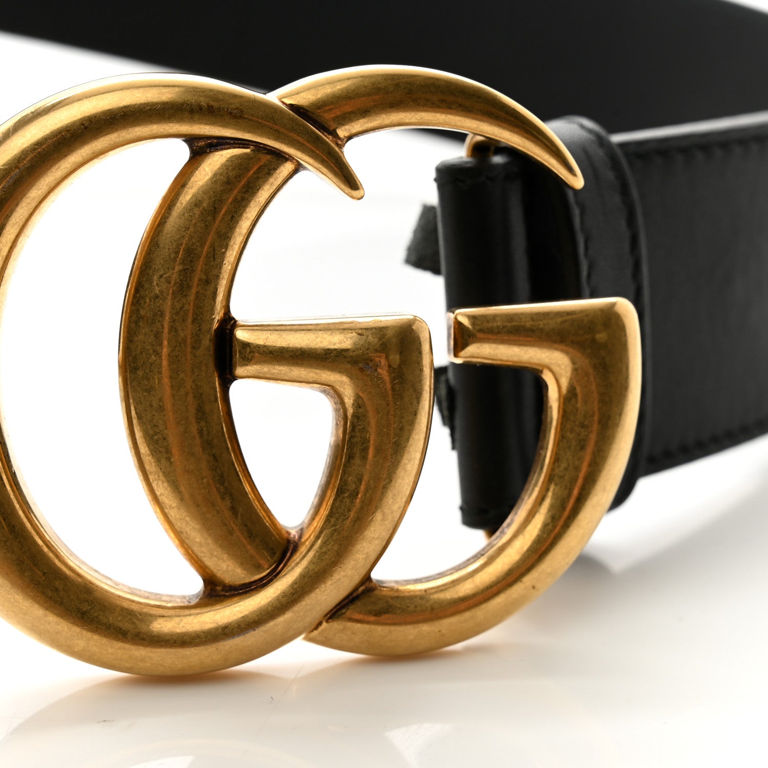 Gucci Calfskin Double G 40mm Belt 90 36 Black 6 of 6