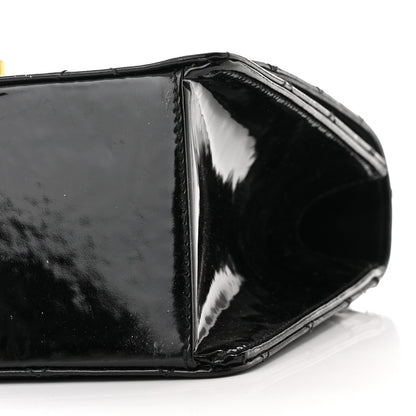 Chanel Patent Medium Kelly Flap Black 9 of 16