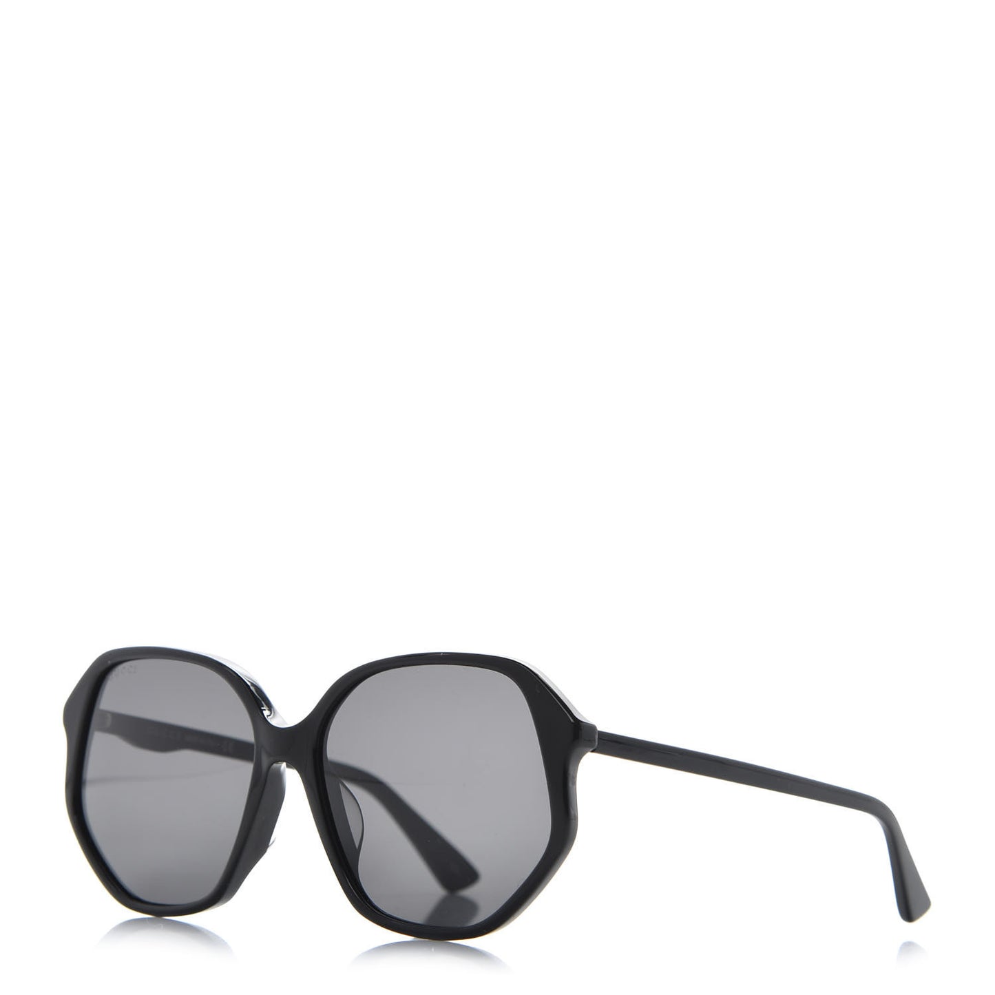 Acetate Round Sunglasses GG0258SA Black