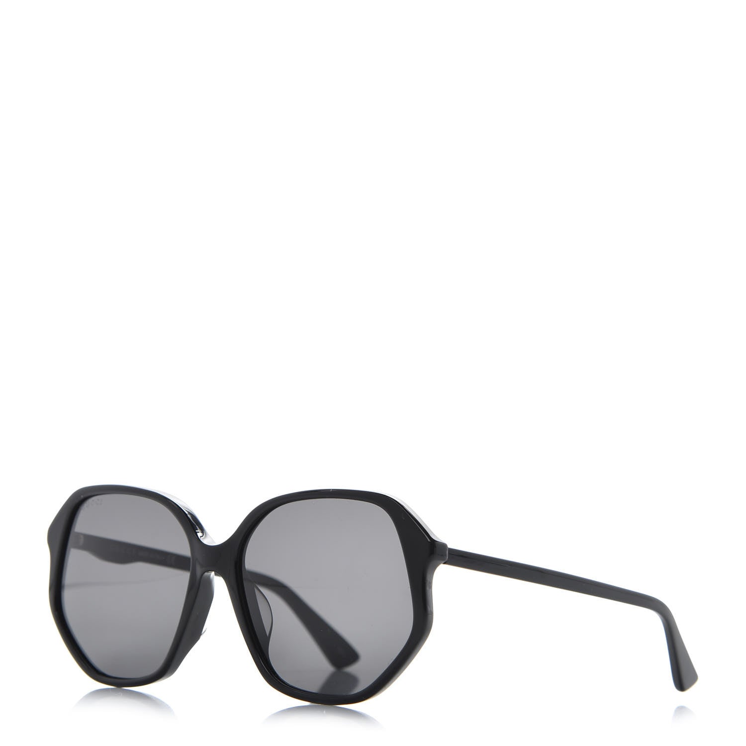 Gucci Acetate Round Sunglasses GG0258SA Black 1 of 8