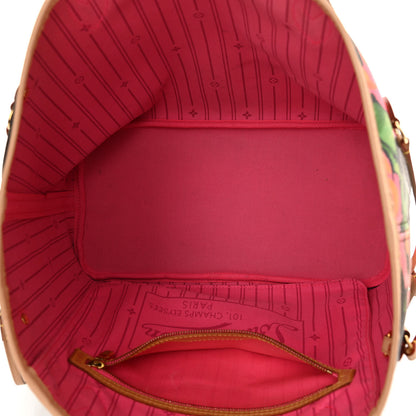 Louis Vuitton Monogram Roses Neverfull MM 5 of 11