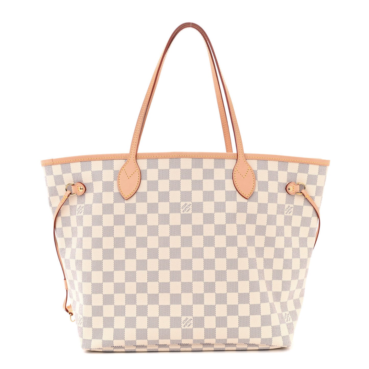 Damier Azur Neo Neverfull MM Rose Ballerine