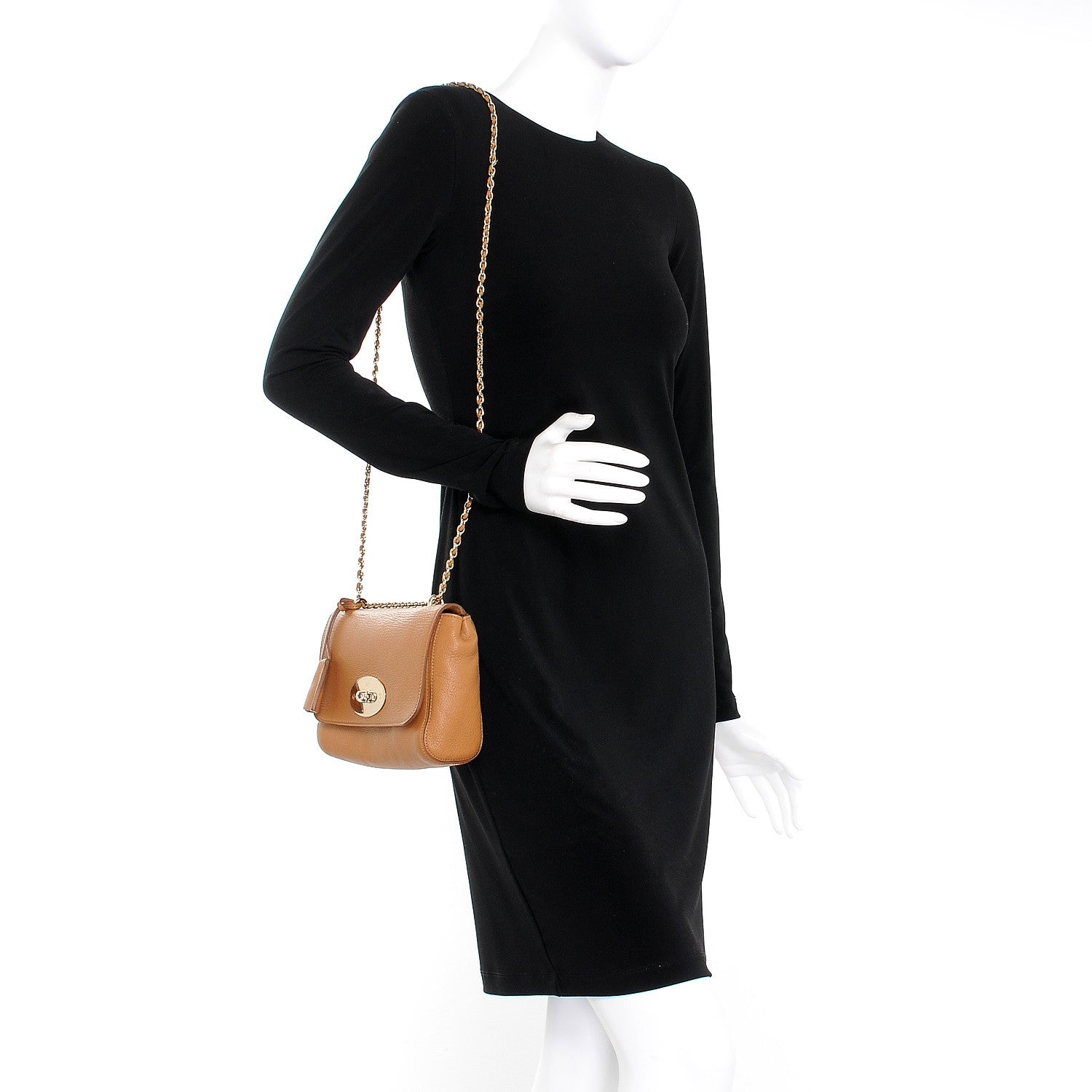 Mulberry Glossy Goatskin Medium Lily Deer Brown 2 of 8