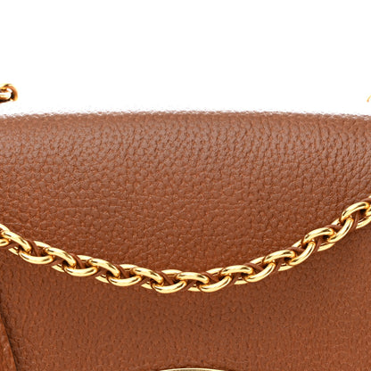 Mulberry Small Classic Grain Calfskin Medium Lily Flap Oak 8 of 10