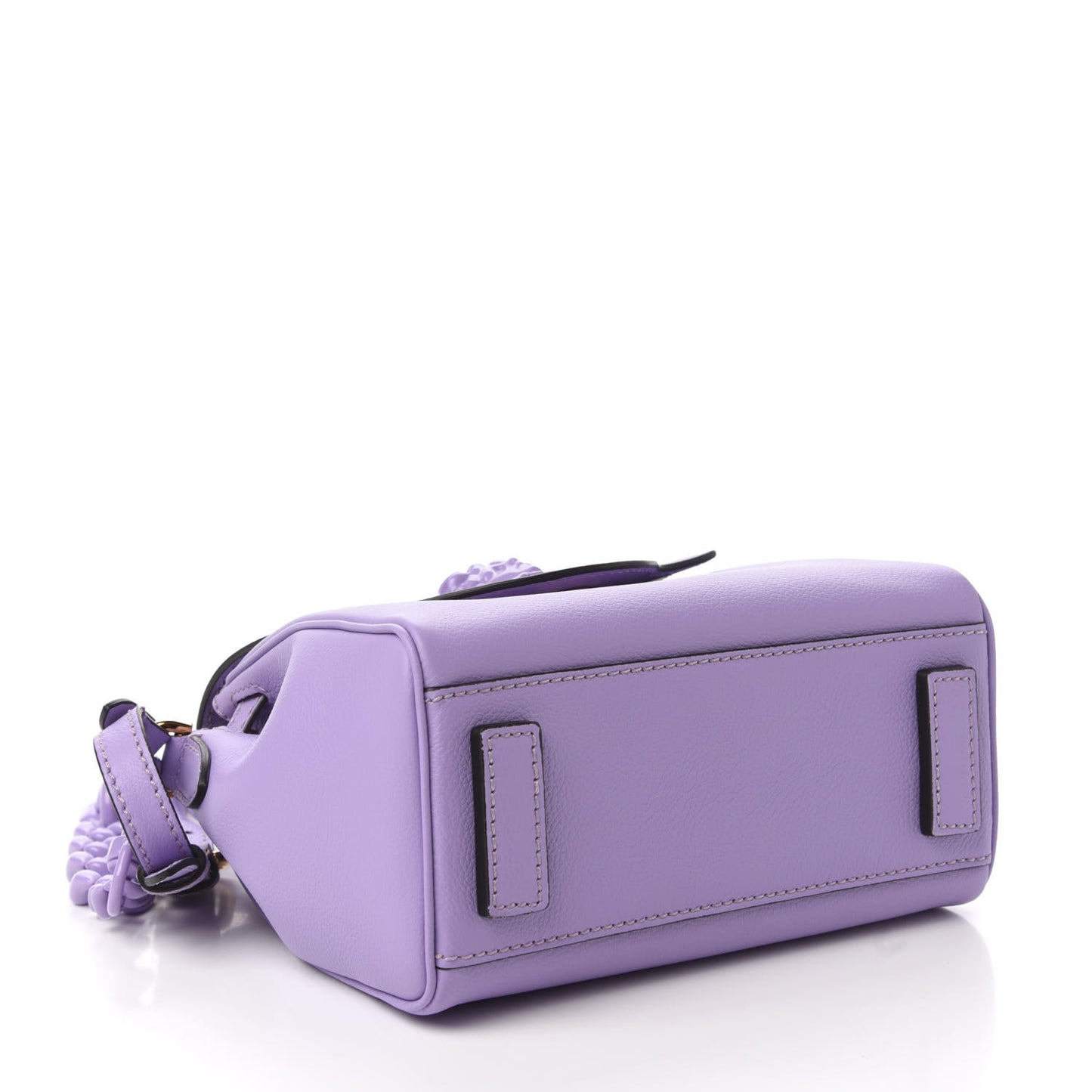 Calfskin Medusa Small Top Handle Handbag Lilac