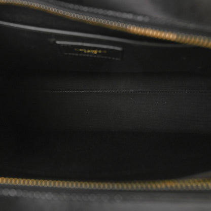 Saint Laurent Shiny Calfskin Medium Uptown Tote Black 5 of 11