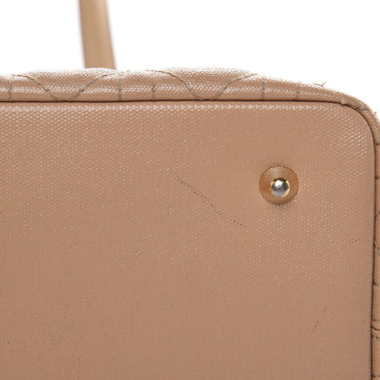 Christian Dior Coated Canvas Cannage Mini Panarea Tote Beige 10 of 18
